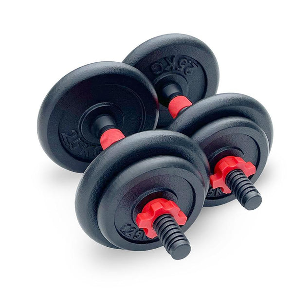 Påbyggbart hantelset 15 kg