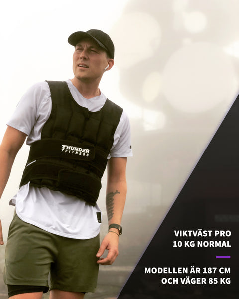 Viktväst PRO 10 kg Normal