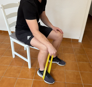 Träna underarmar hemma med gummiband