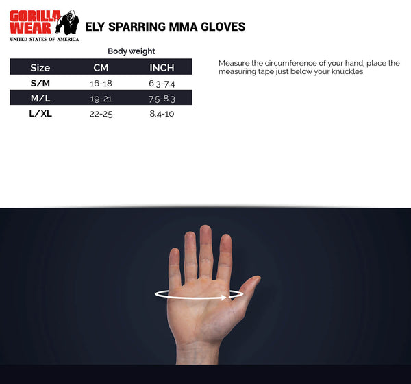 Gorilla Wear Ely MMA Sparring Gloves