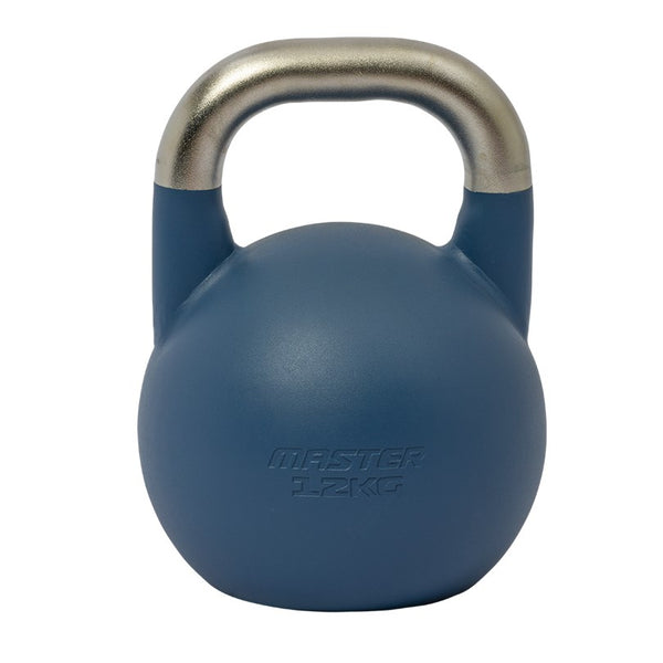 Denna kettlebell väger 12 kg men har samma storlek som de andra