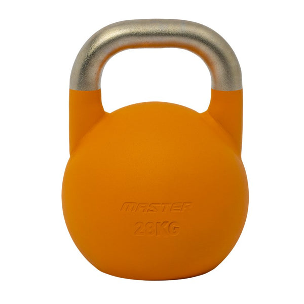 En tävlingskettlebell på 28 kg