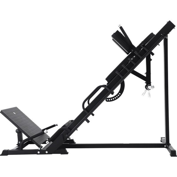 Här inställd som hack squat